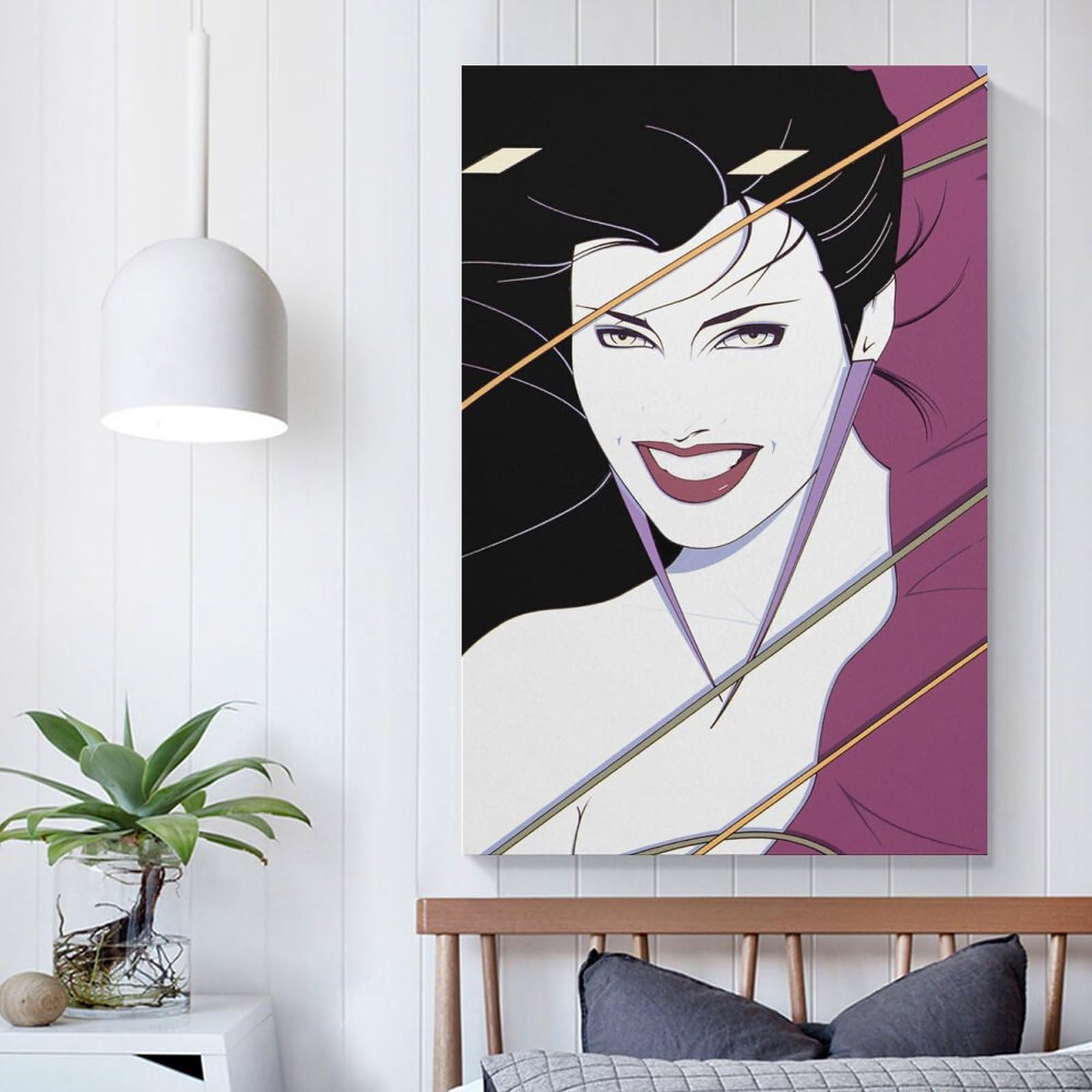 Amazon.com: Patrick Nagel Simple Art Illustration (79) Wall Art